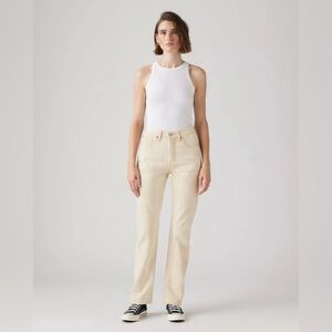 Women's Cream Jeans